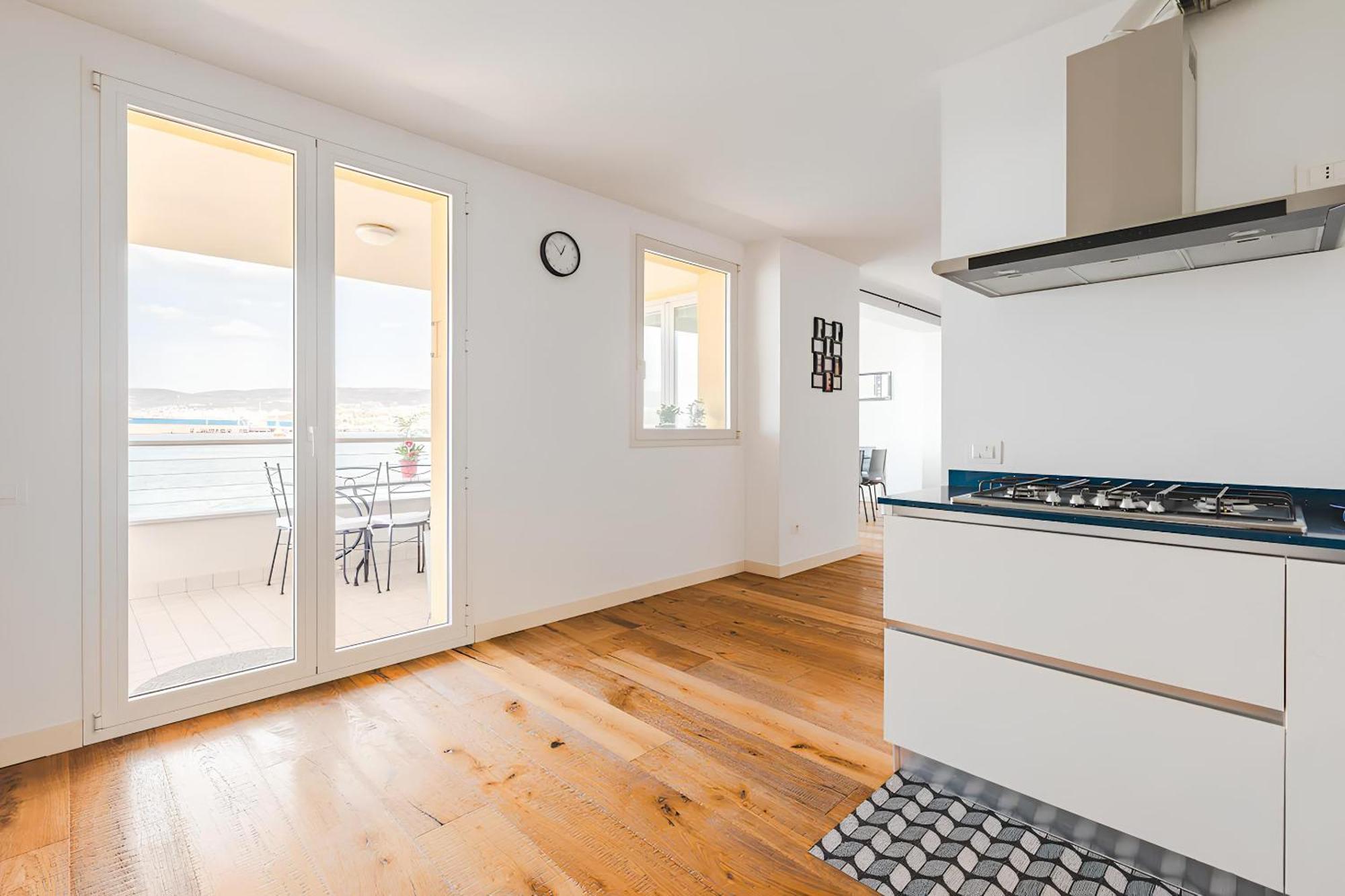 Appartement Attico Riva Mare à Múggia Extérieur photo